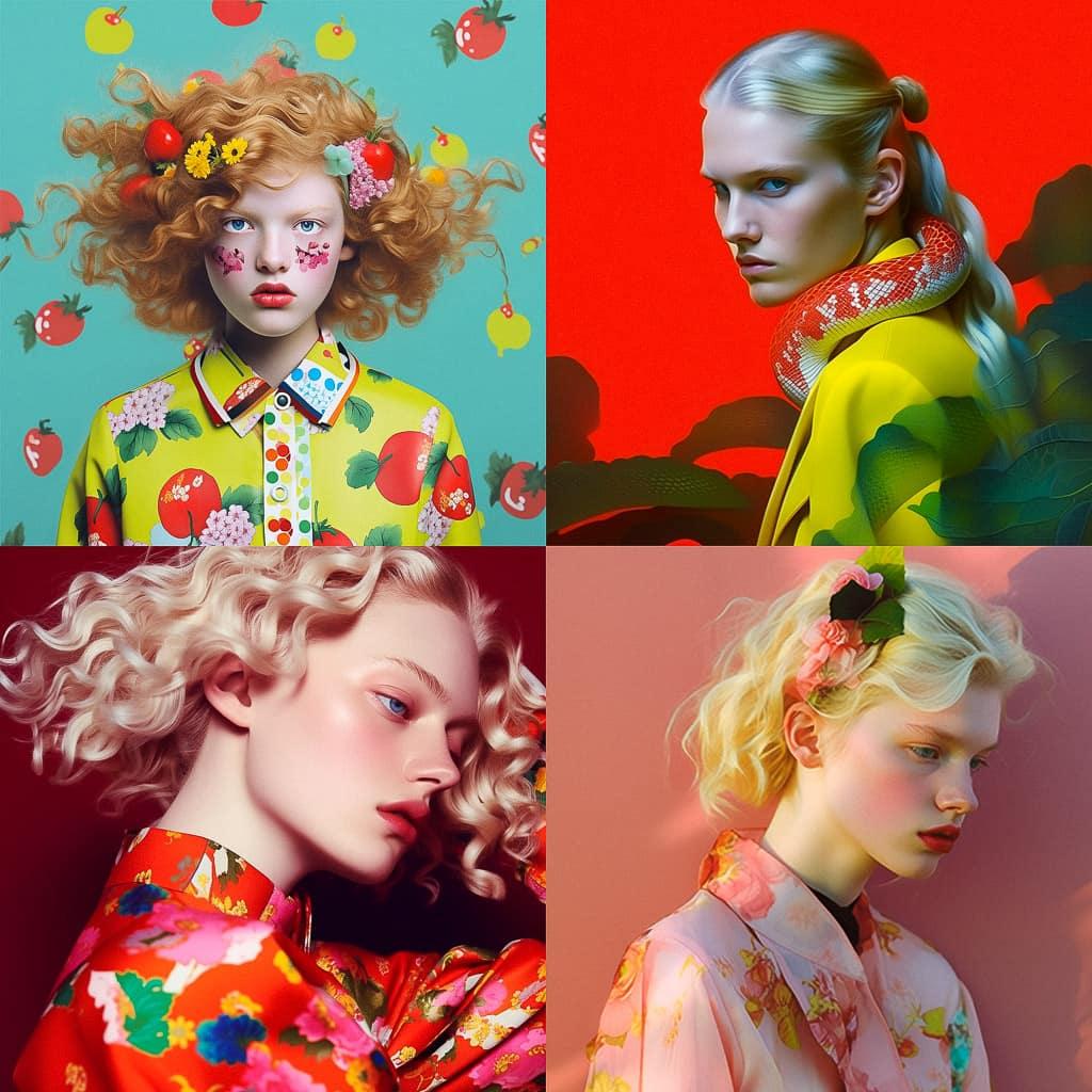 Roe Ethridge style, Midjourney Niji 5, render 1 of 4