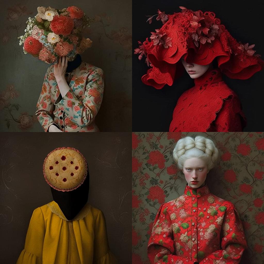 Romina Ressia style, Midjourney Niji 5, render 1 of 4