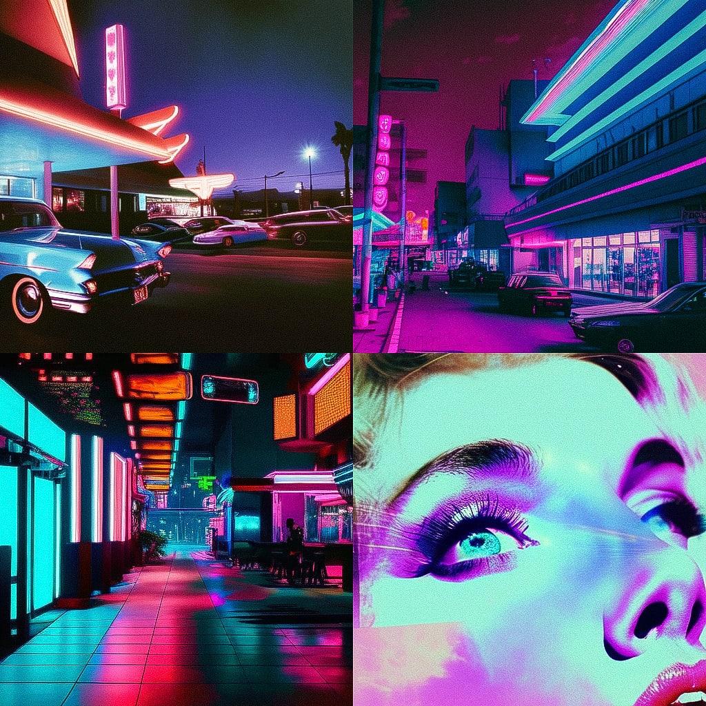 Russ Meyer style, Midjourney Niji 4, render 1 of 4