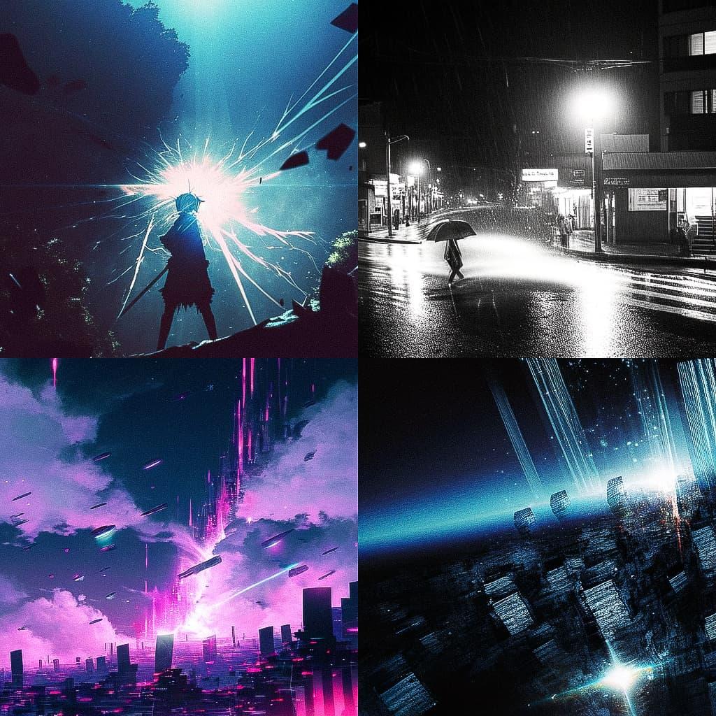 Ryoichi Kurokawa style, Midjourney Niji 4, render 1 of 4