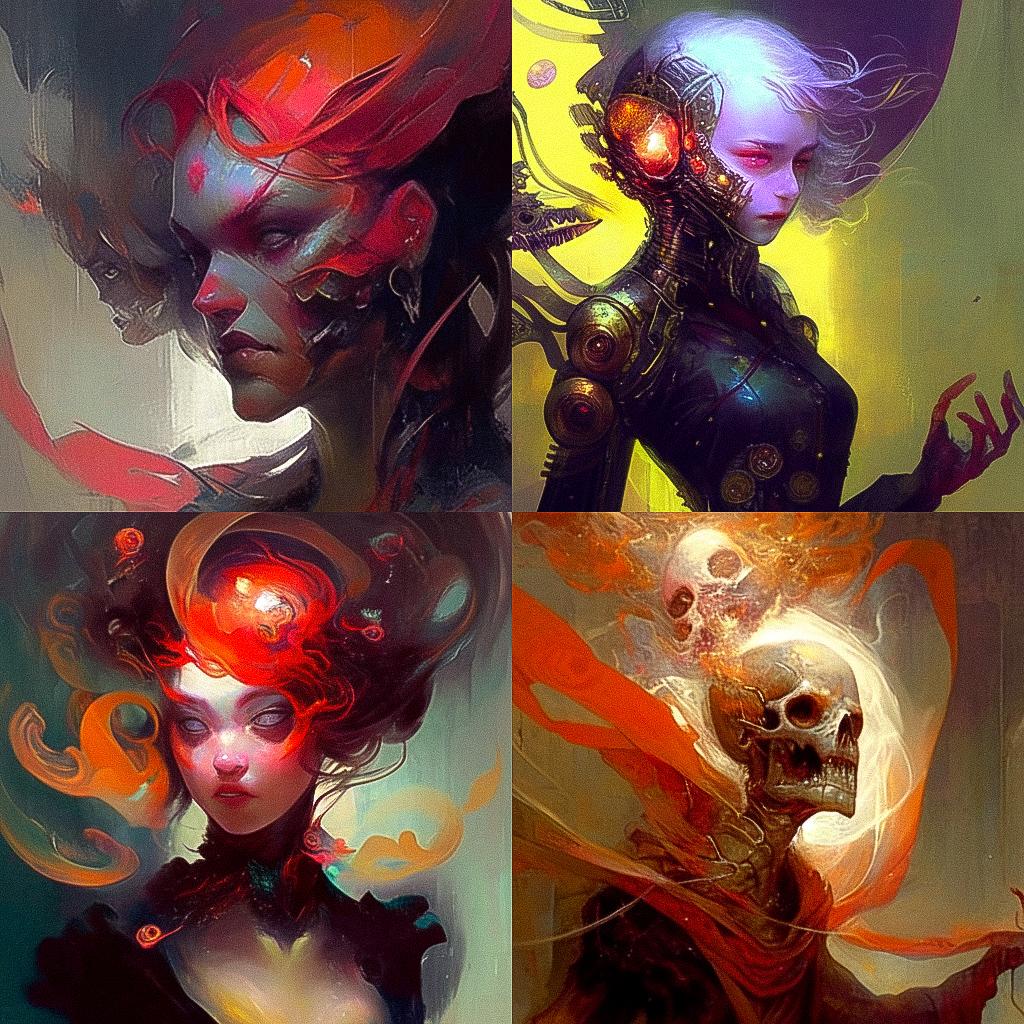 Sabbas Apterus style, Midjourney Niji 4, render 1 of 4