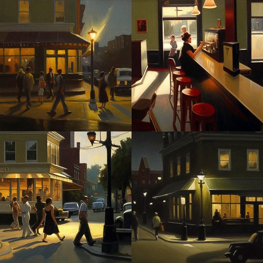 Sally Storch style, Midjourney Niji 4, render 1 of 4