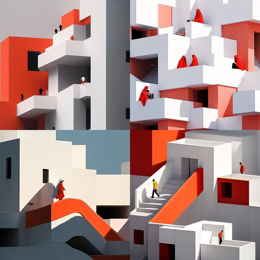 Serge Najjar style, Midjourney Niji 5, render 1 of 4