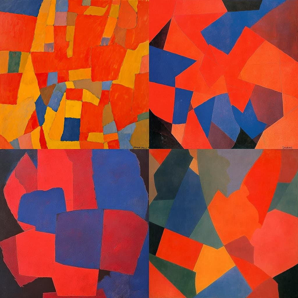 Serge Poliakoff style, Midjourney Niji 5, render 1 of 4