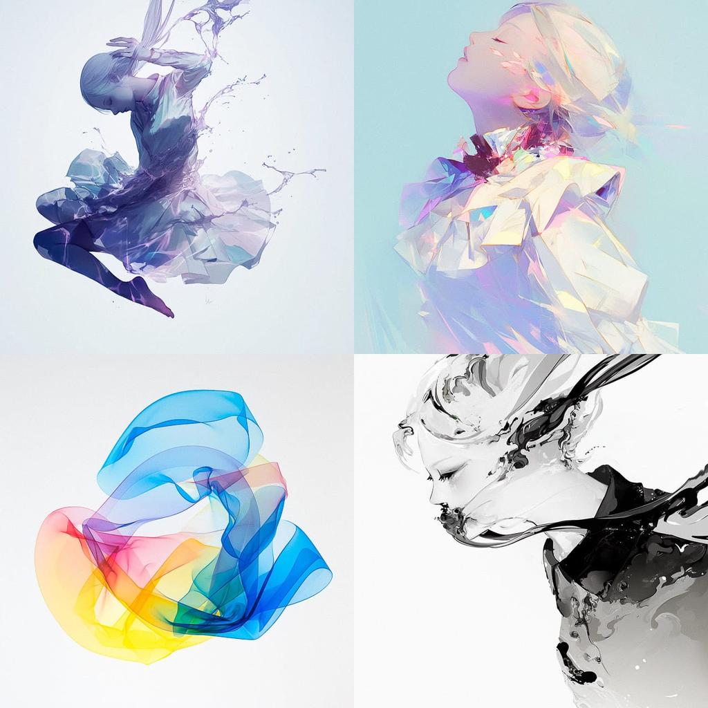 Shinichi Maruyama style, Midjourney Niji 6, render 1 of 4