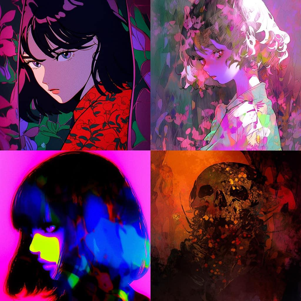 Stan Brakhage style, Midjourney Niji 5, render 1 of 4