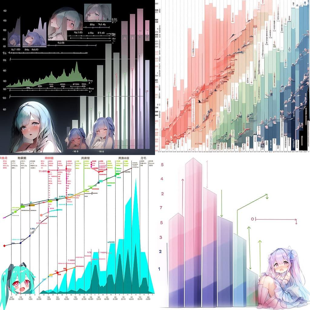 Statistical graph style, Midjourney Niji 5, render 1 of 4