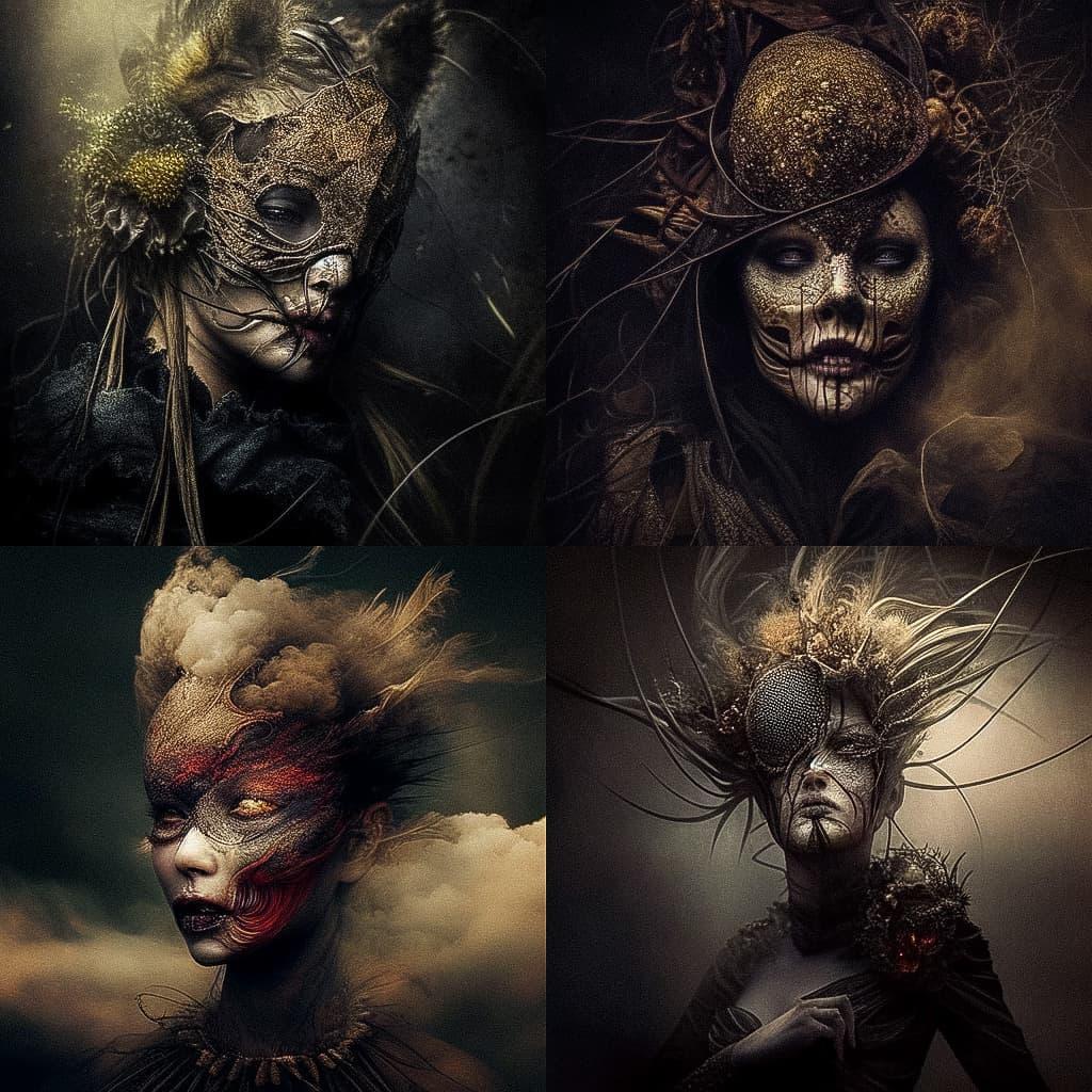 Stefan Gesell style, Midjourney Niji 5, render 1 of 4