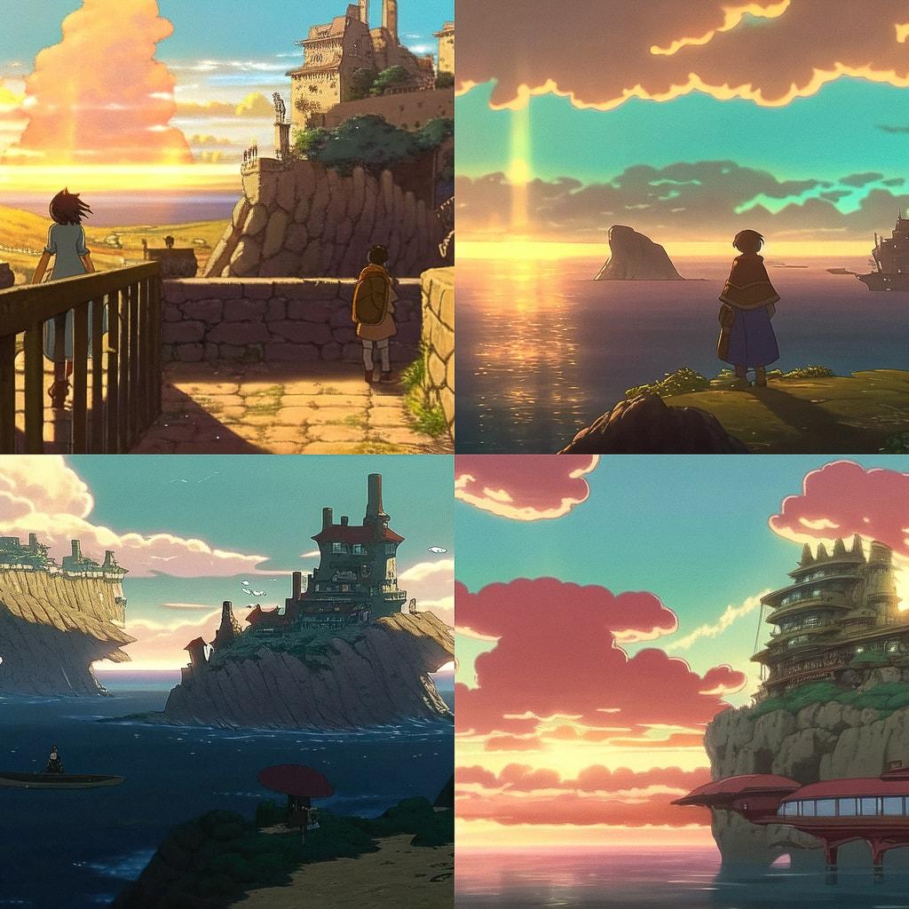 Tales from Earthsea style, Midjourney Niji 4, render 1 of 4