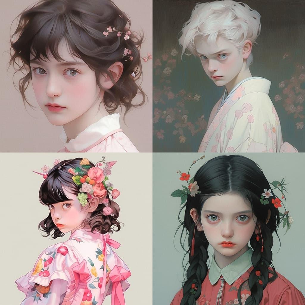 Taylor Wessing style, Midjourney Niji 5, render 1 of 4