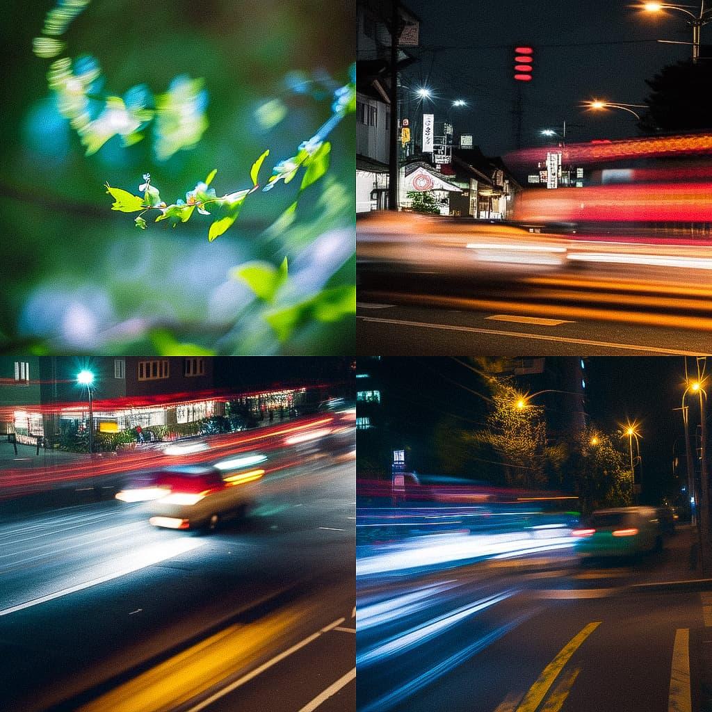 Telephoto lens style, Midjourney Niji 5, render 1 of 4