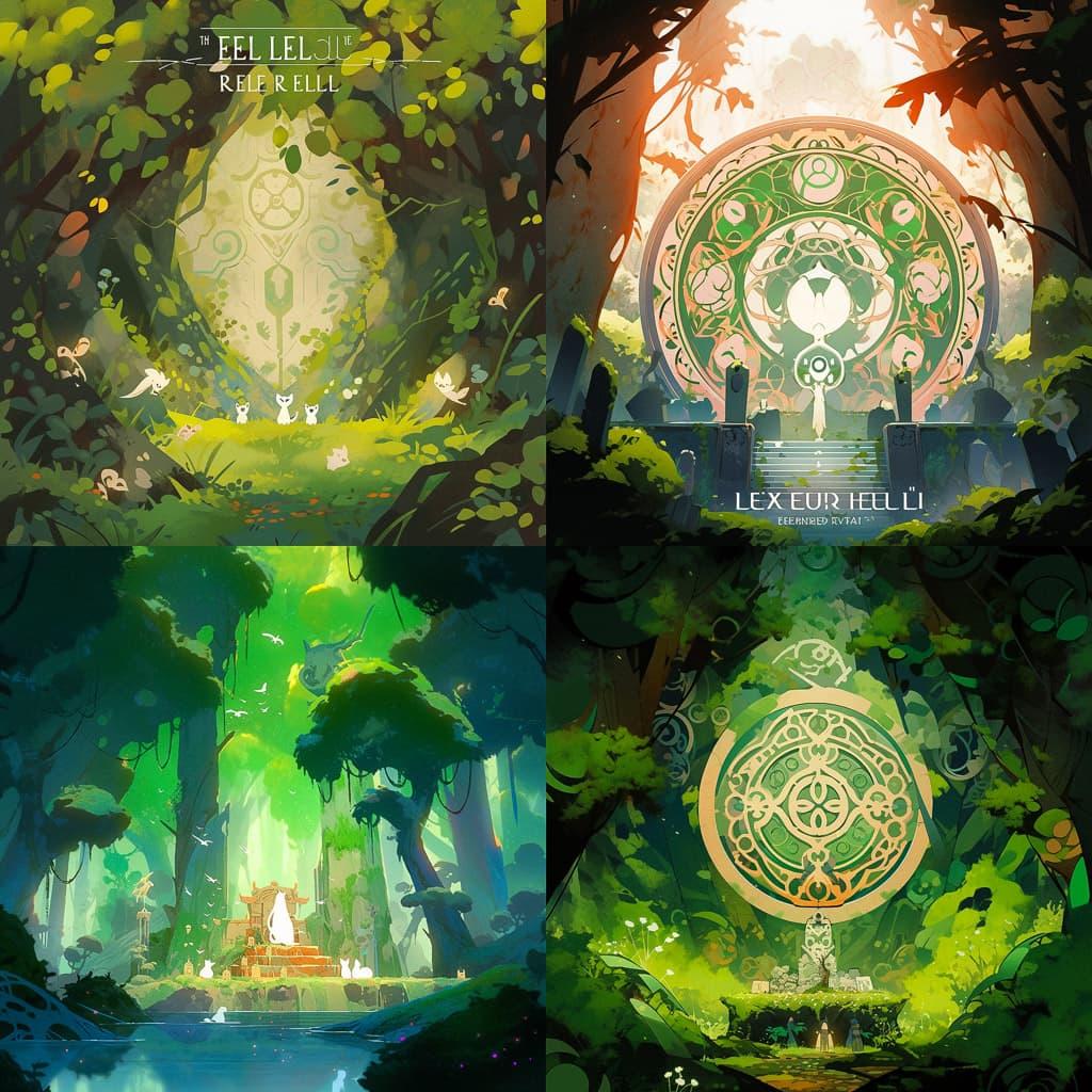 The Secret of Kells style, Midjourney Niji 5, render 1 of 4