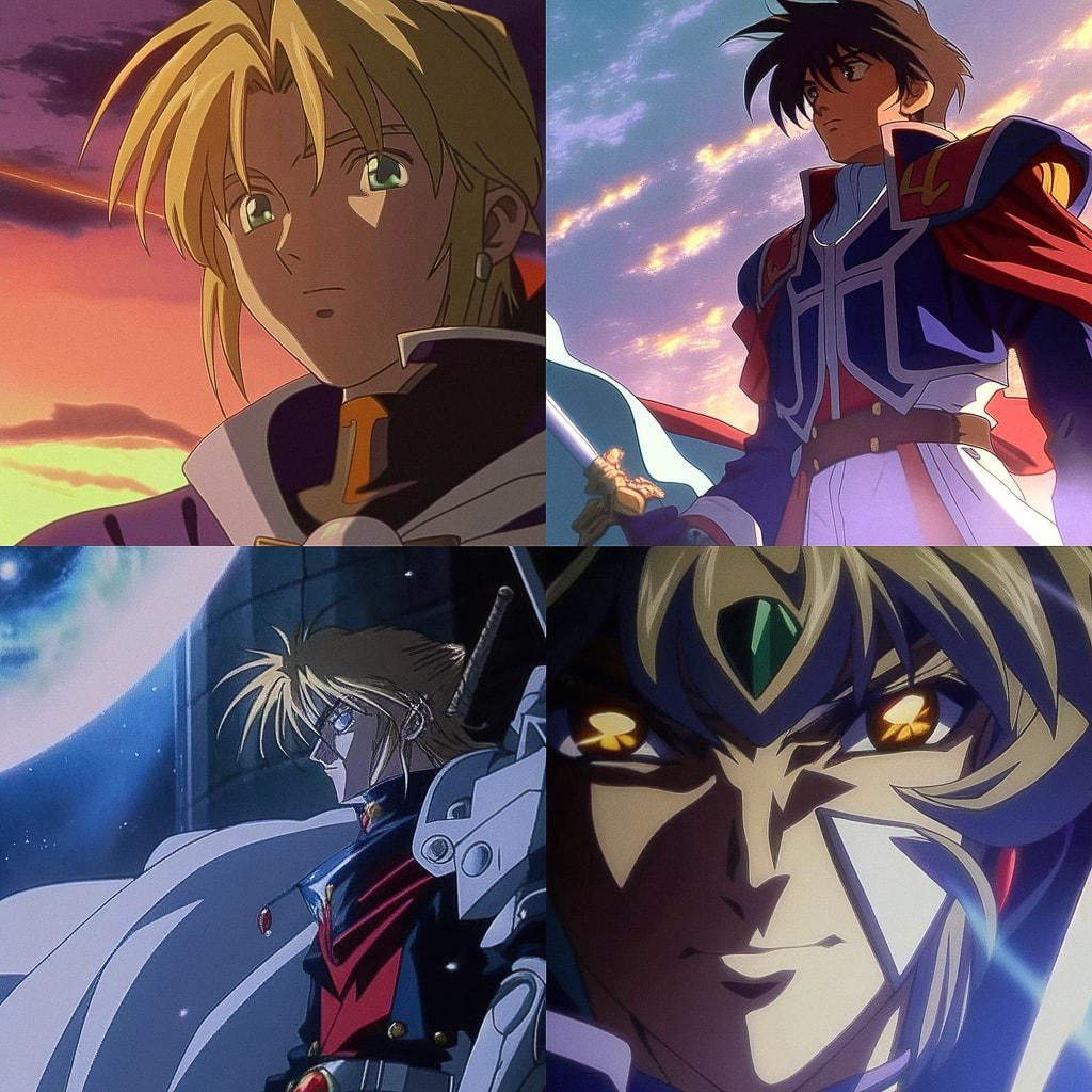 The Vision of Escaflowne style, Midjourney Niji 4, render 1 of 4