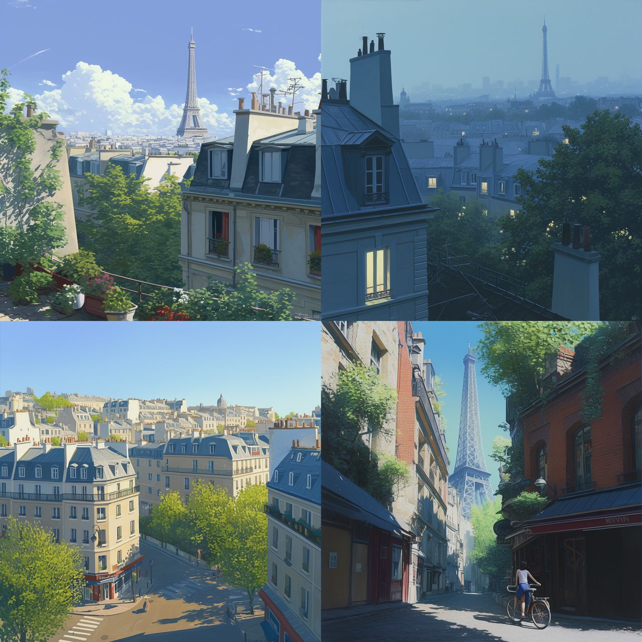 Thierry Duval style, Midjourney Niji 6, render 1 of 4