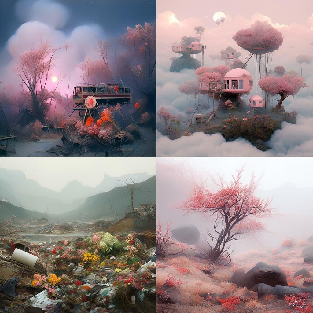 Thomas Wrede style, Midjourney Niji 5, render 1 of 4
