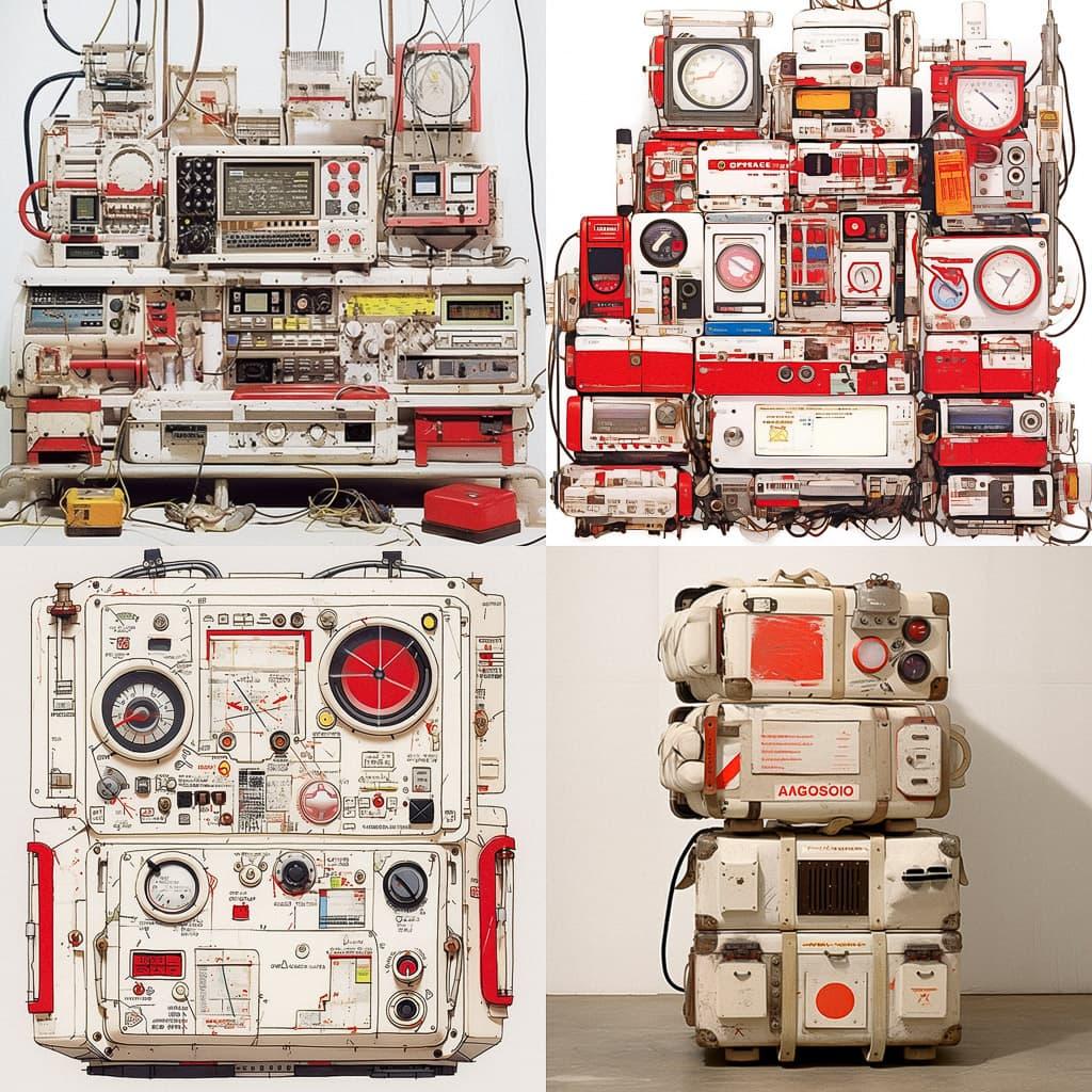 Tom Sachs style, Midjourney Niji 5, render 1 of 4