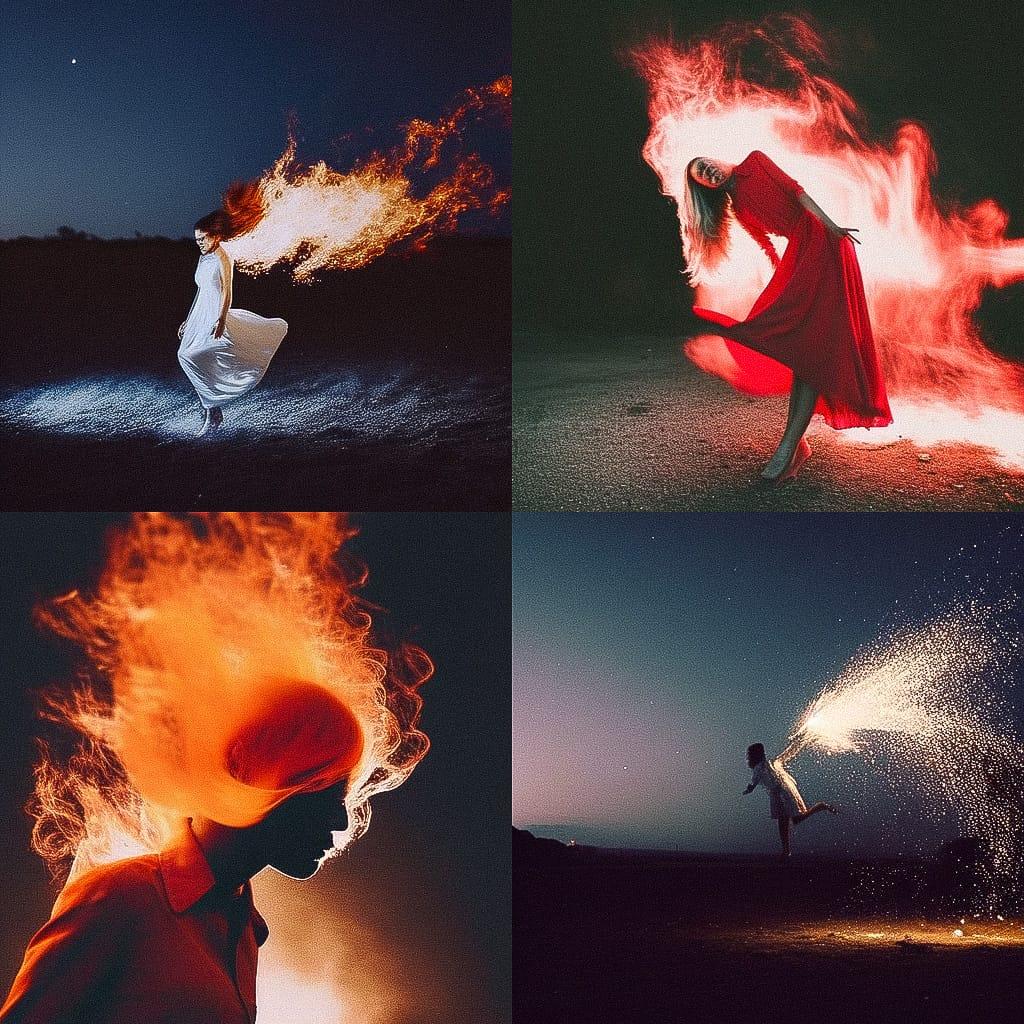 Tyler Shields style, Midjourney Niji 4, render 1 of 4