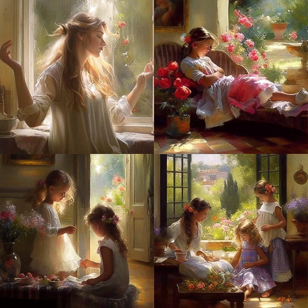 Vicente Romero Redondo style, Midjourney Niji 4, render 1 of 4
