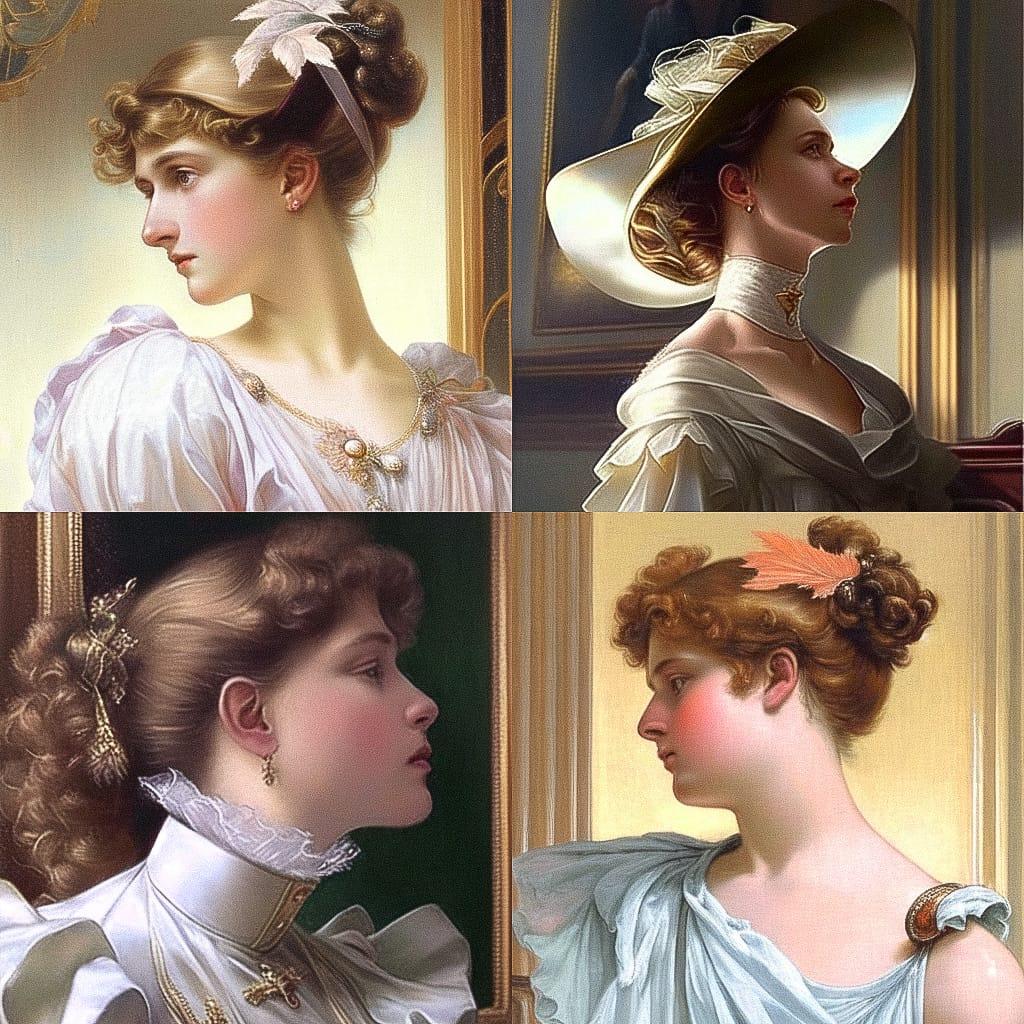 Vittorio Reggianini style, Midjourney Niji 4, render 1 of 4