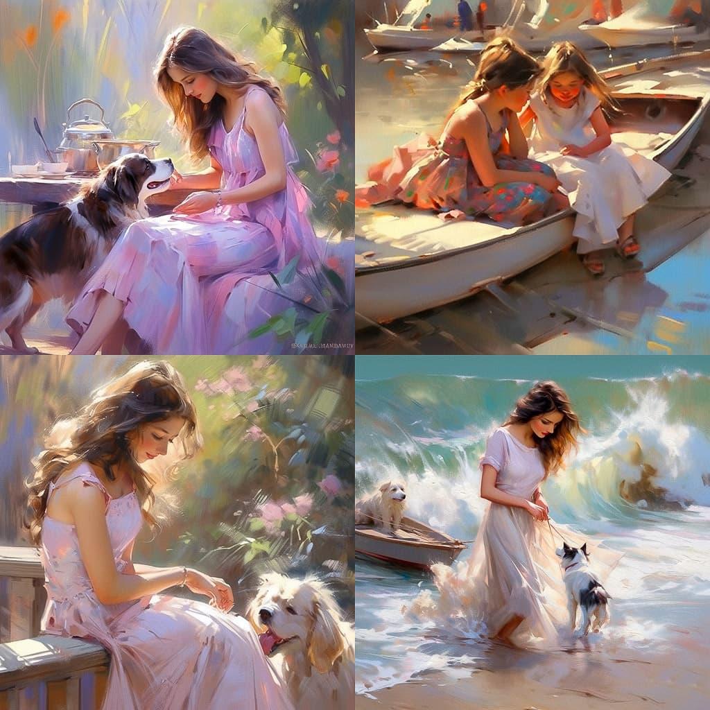 Vladimir Volegov style, Midjourney Niji 5, render 1 of 4