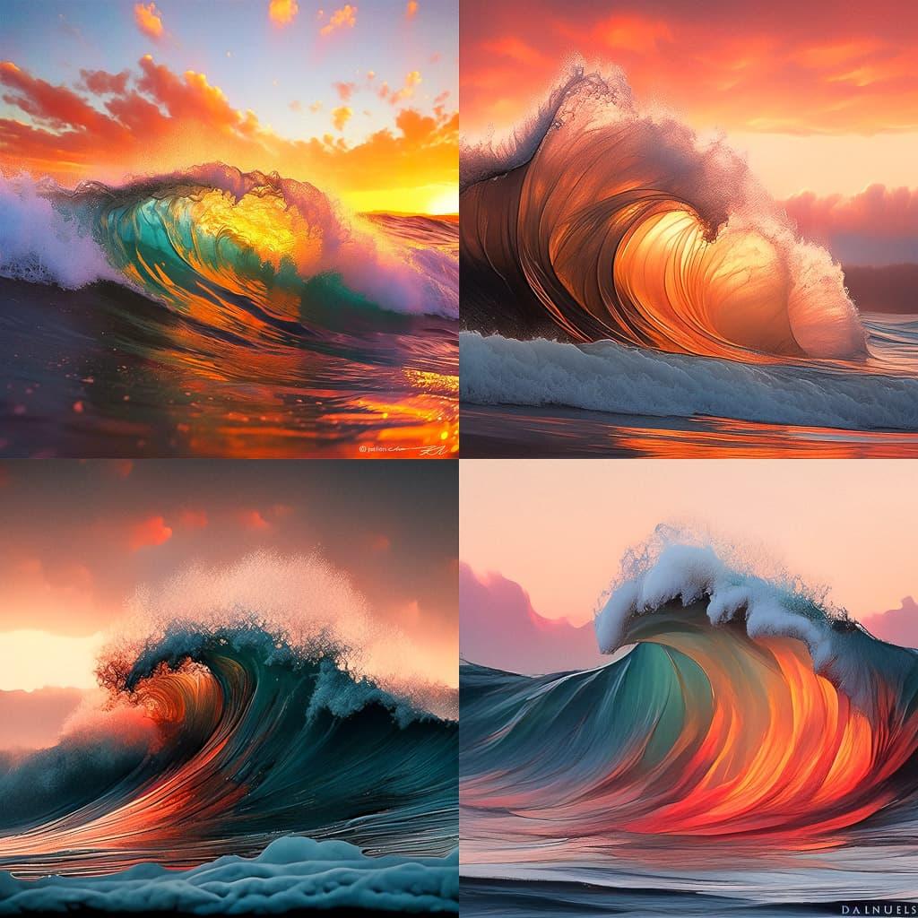 Warren Keelan style, Midjourney Niji 5, render 1 of 4