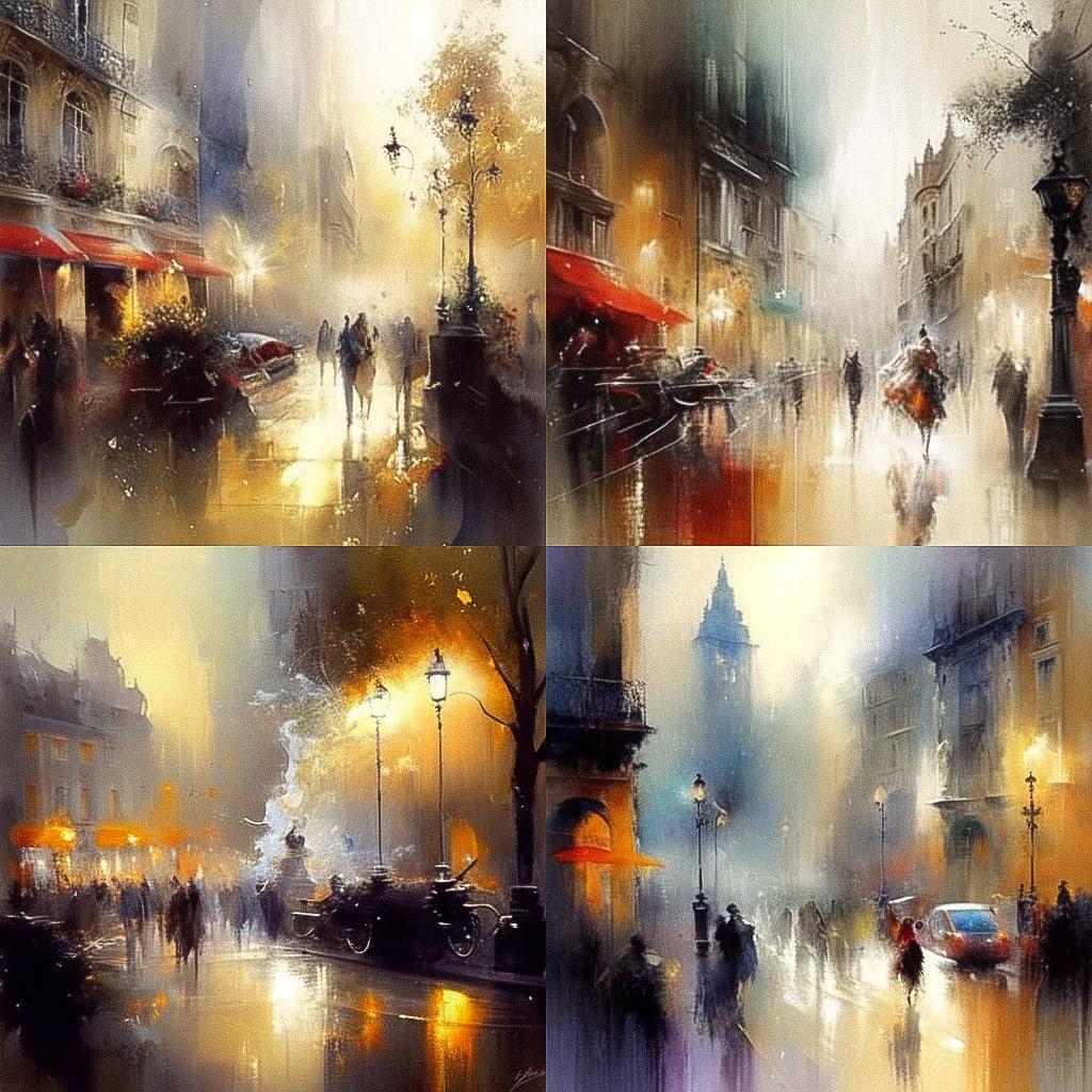 Willem Haenraets style, Midjourney Niji 4, render 1 of 4