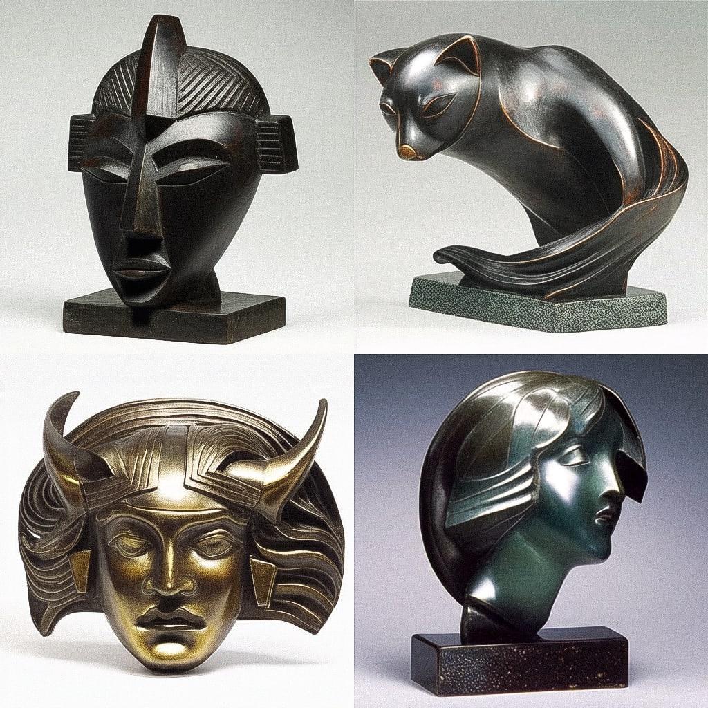 William Zorach style, Midjourney Niji 5, render 1 of 4