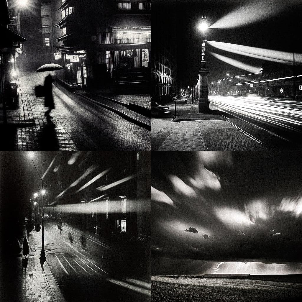 Wolfgang Suschitzky style, Midjourney Niji 4, render 1 of 4