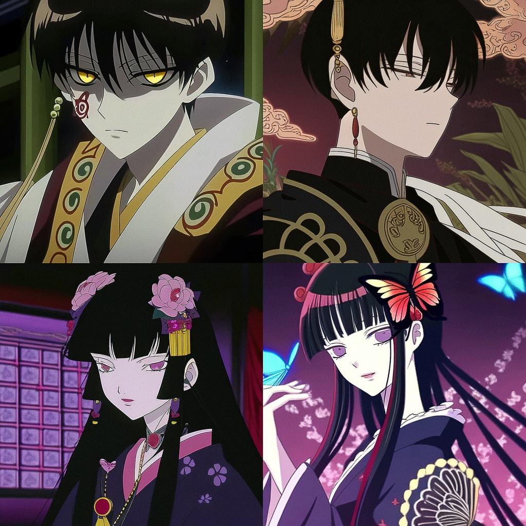 xxxHolic style, Midjourney Niji 4, render 1 of 4