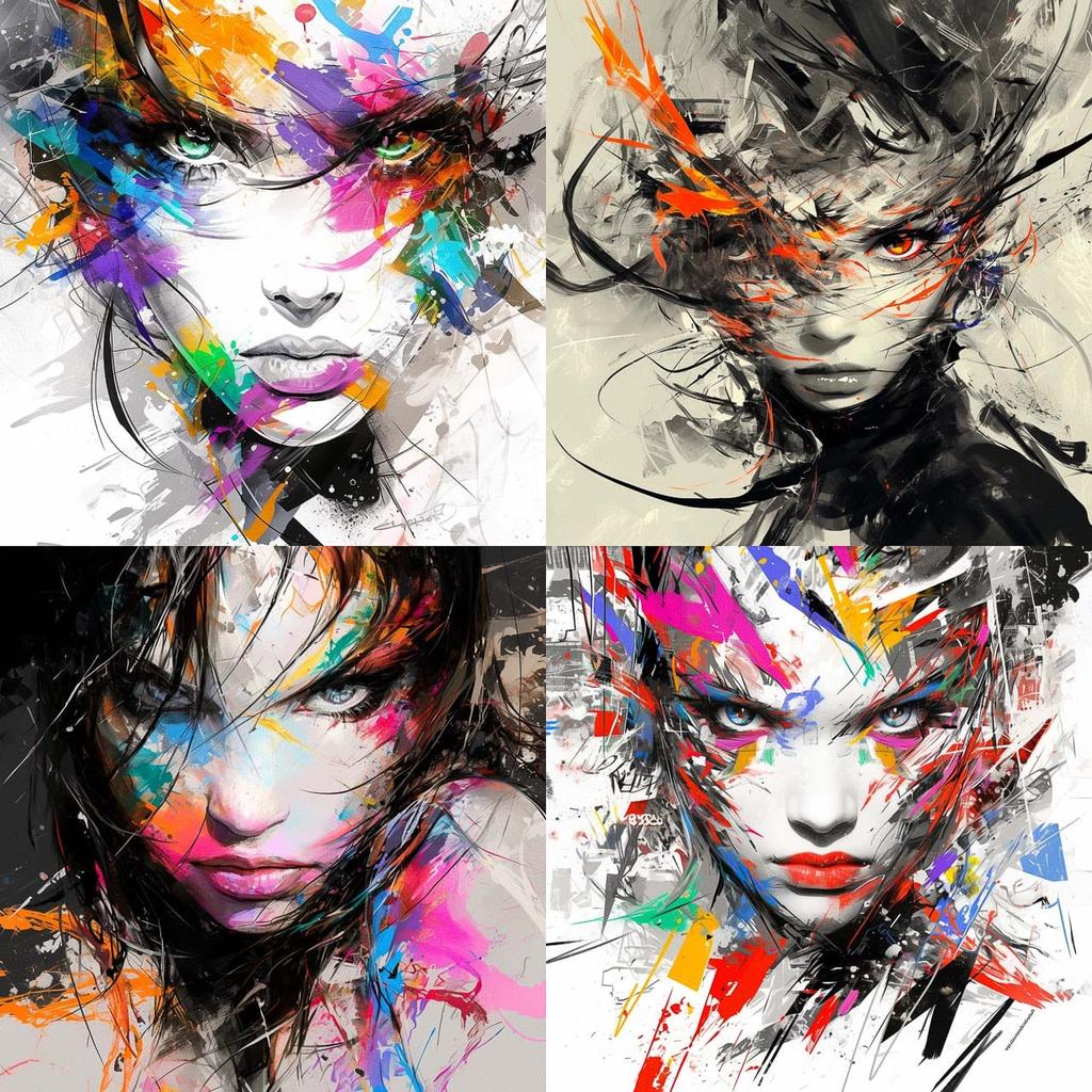Yossi Kotler style, Midjourney Niji 6, render 1 of 4
