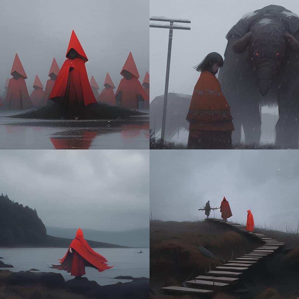 Yuri Shwedoff style, Midjourney Niji 5, render 1 of 4