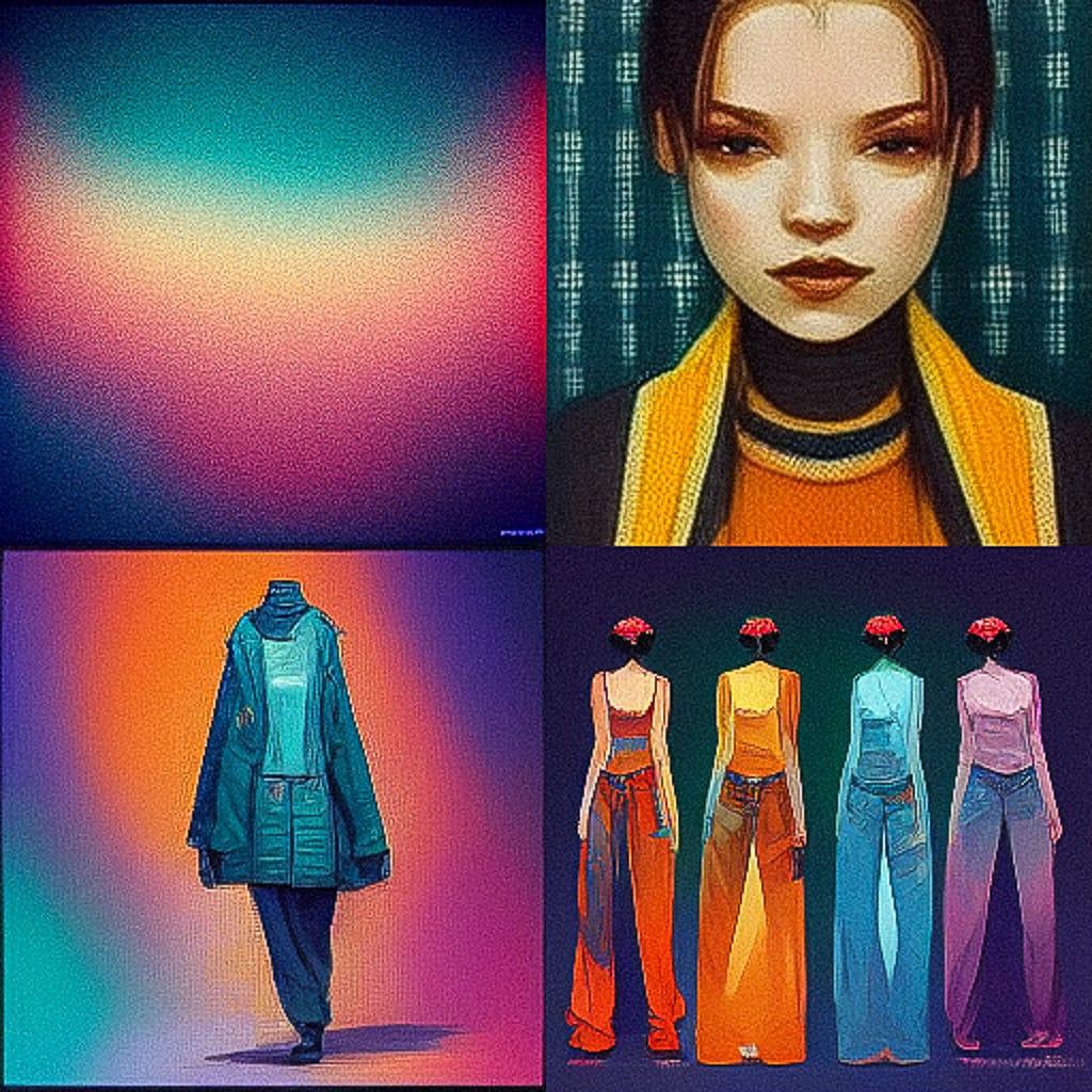 2000s fashion style, Midjourney V3, render 1 of 4