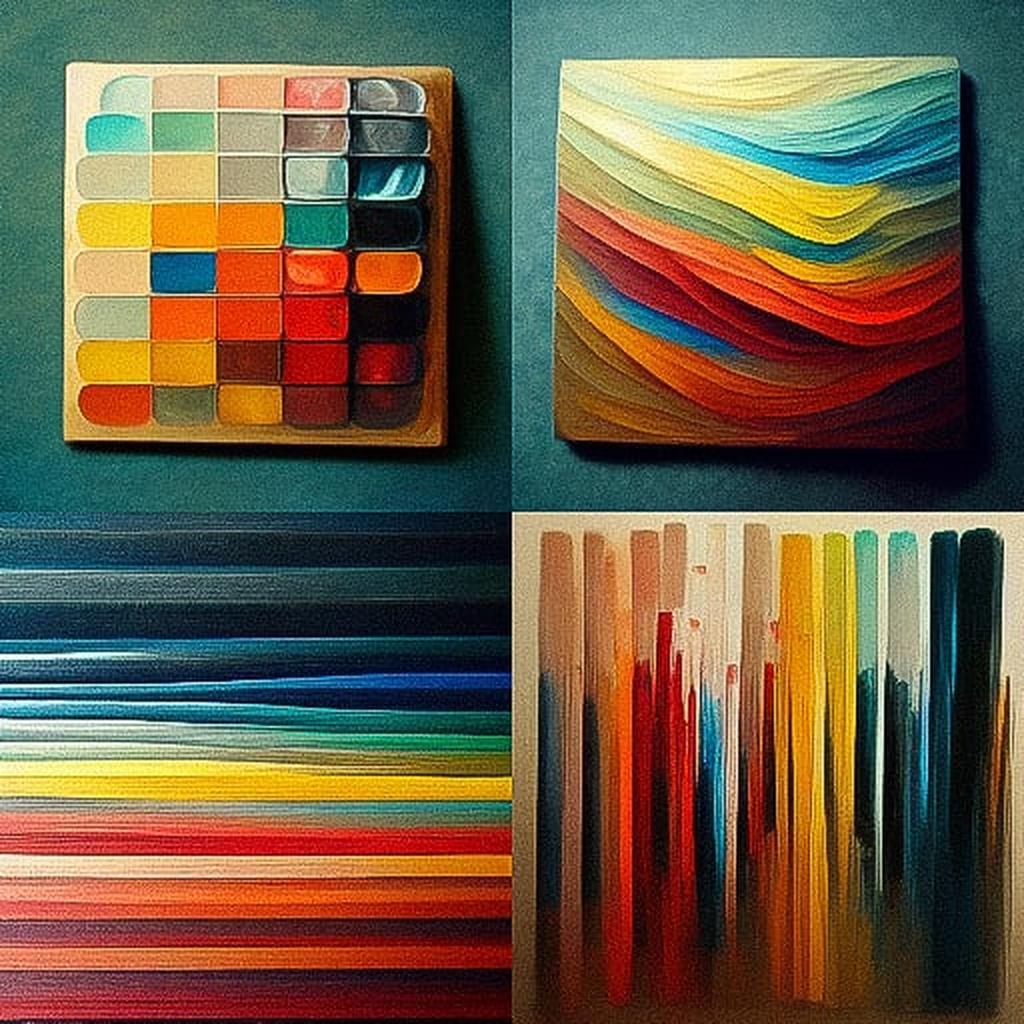 Acrylic paint style, Midjourney V3, render 1 of 4