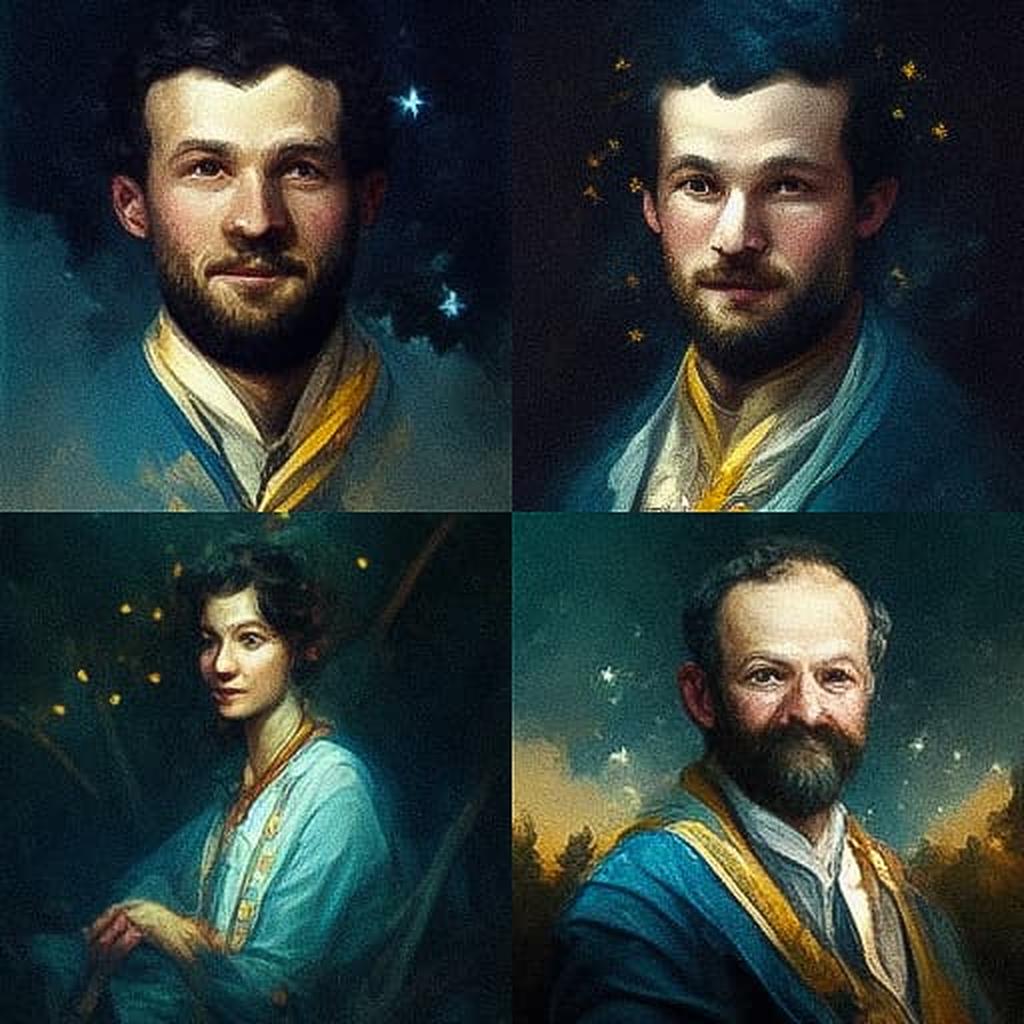 Adam Elsheimer style, Midjourney V3, render 1 of 4