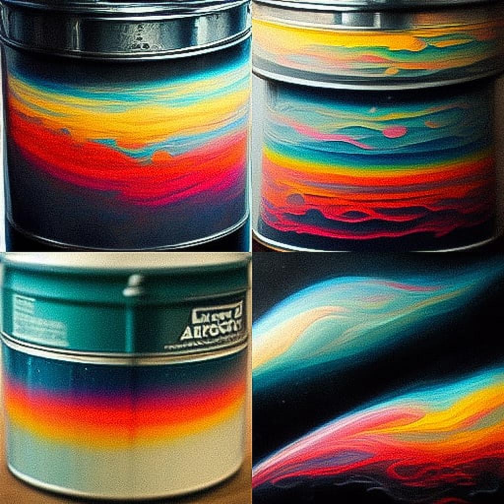 Aerosol paint style, Midjourney V3, render 1 of 4