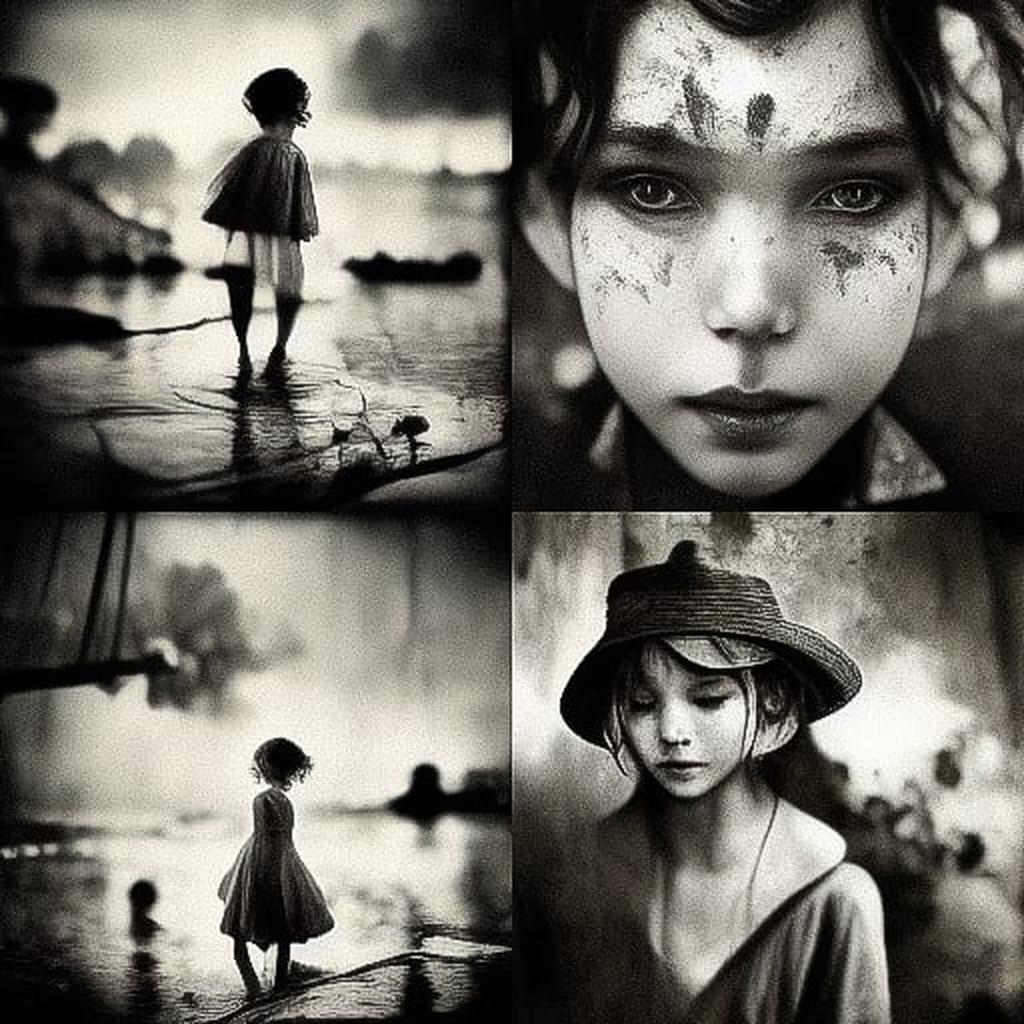 Alain Laboile style, Midjourney V3, render 1 of 4