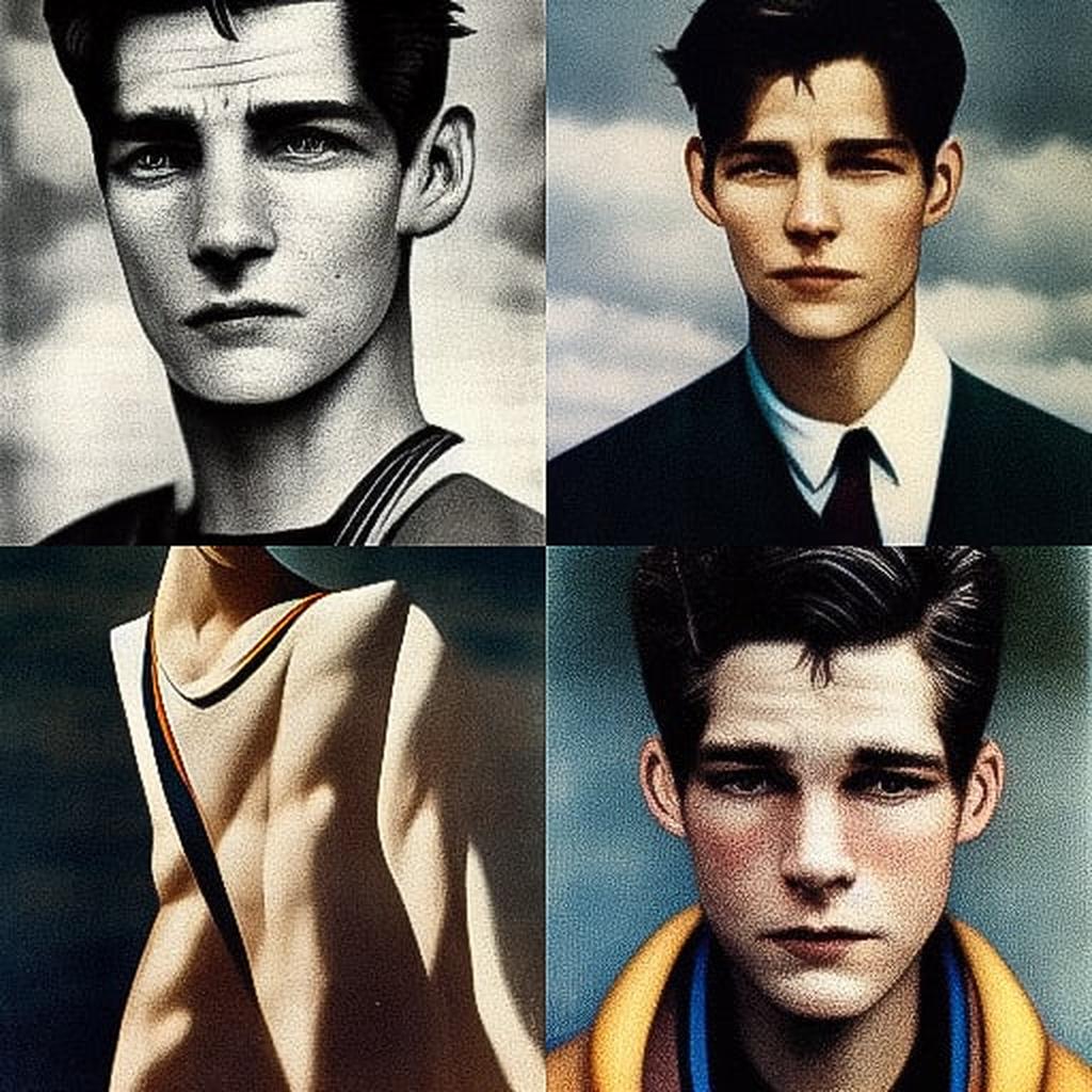 Alasdair McLellan style, Midjourney V3, render 1 of 4