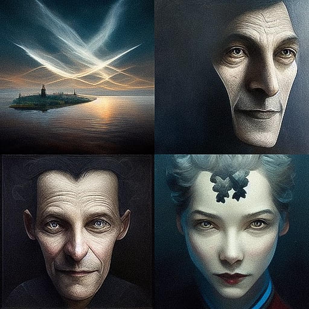 Alastair Magnaldo style, Midjourney V3, render 1 of 4