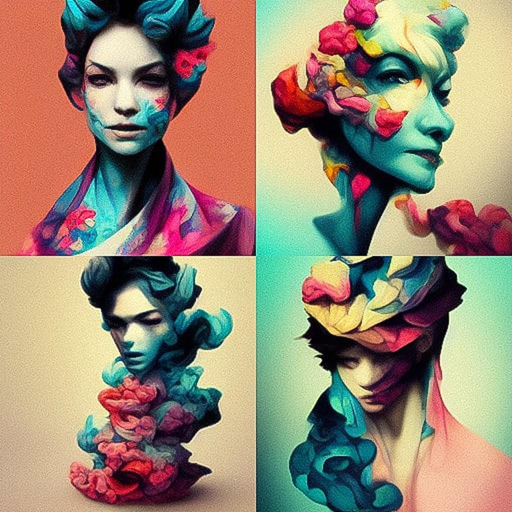 Alberto Seveso style, Midjourney V3, render 1 of 4