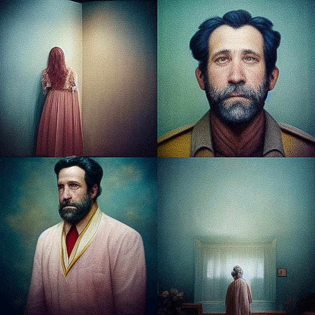 Alec Soth style, Midjourney V3, render 1 of 4