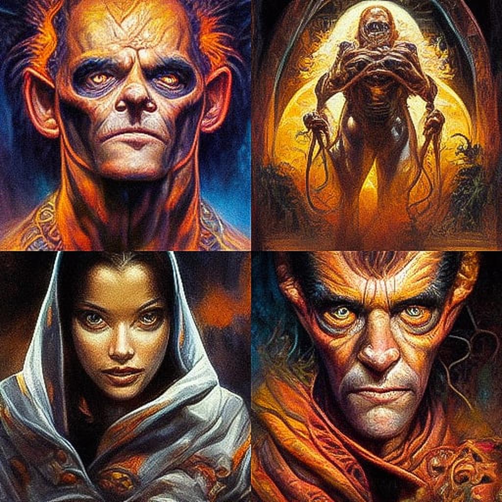 Alex Horley style, Midjourney V3, render 1 of 4