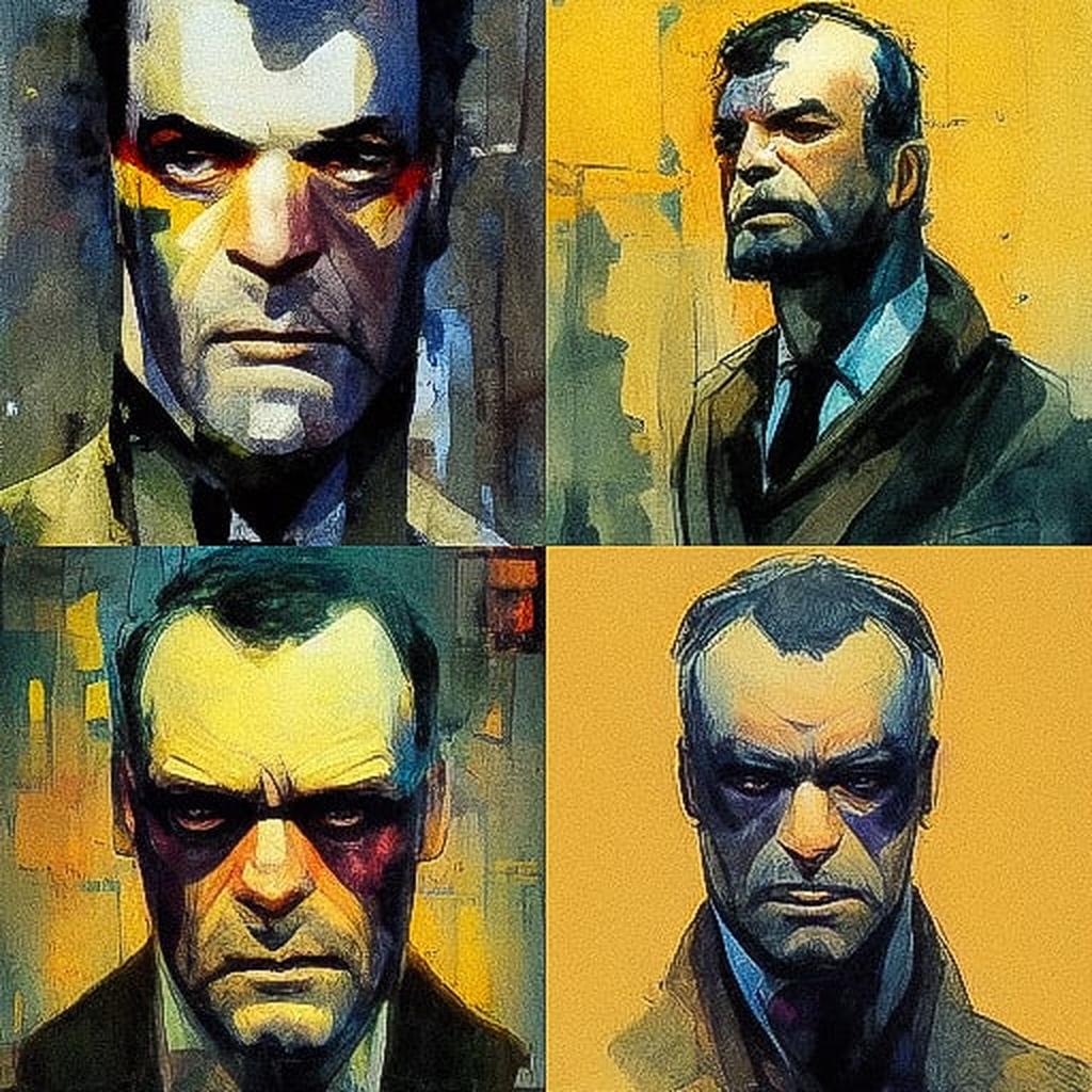 Alex Maleev style, Midjourney V3, render 1 of 4
