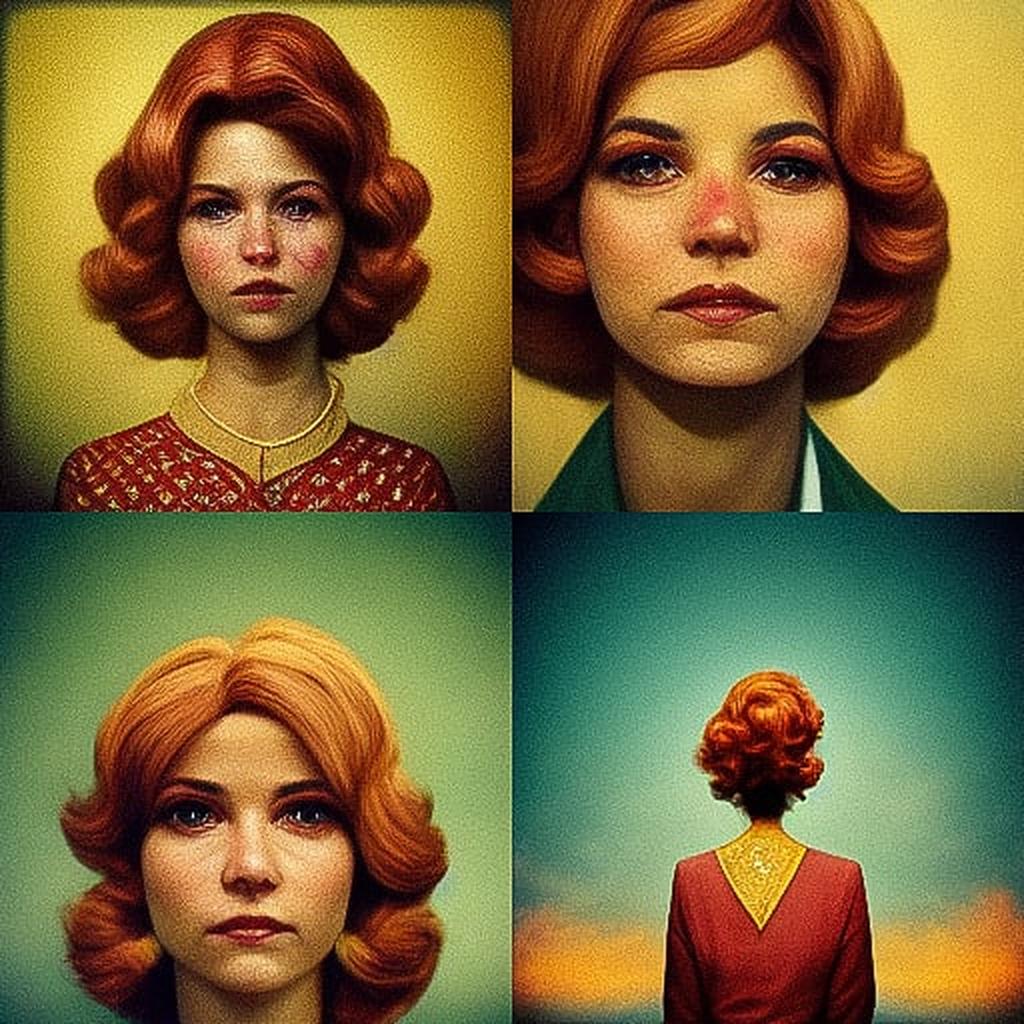 Alex Prager style, Midjourney V3, render 1 of 4
