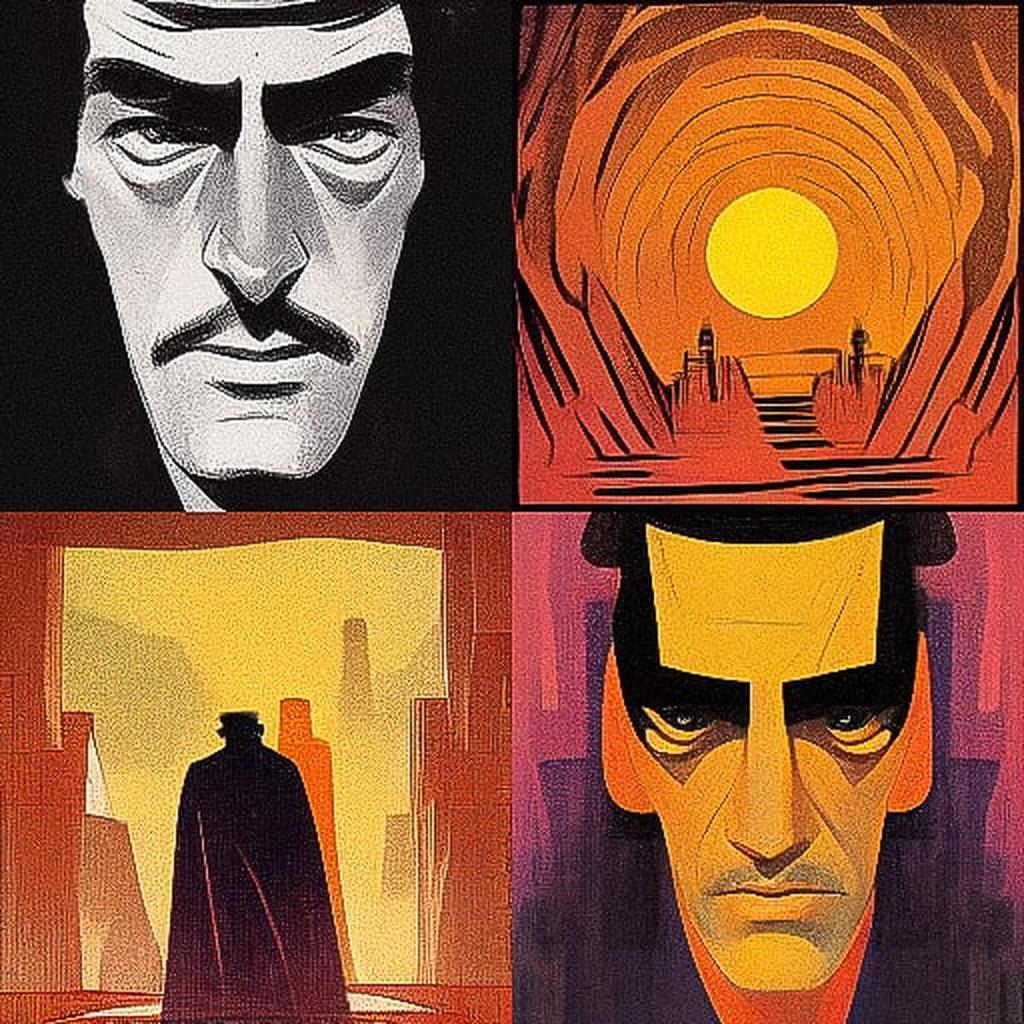 Alex Toth style, Midjourney V3, render 1 of 4