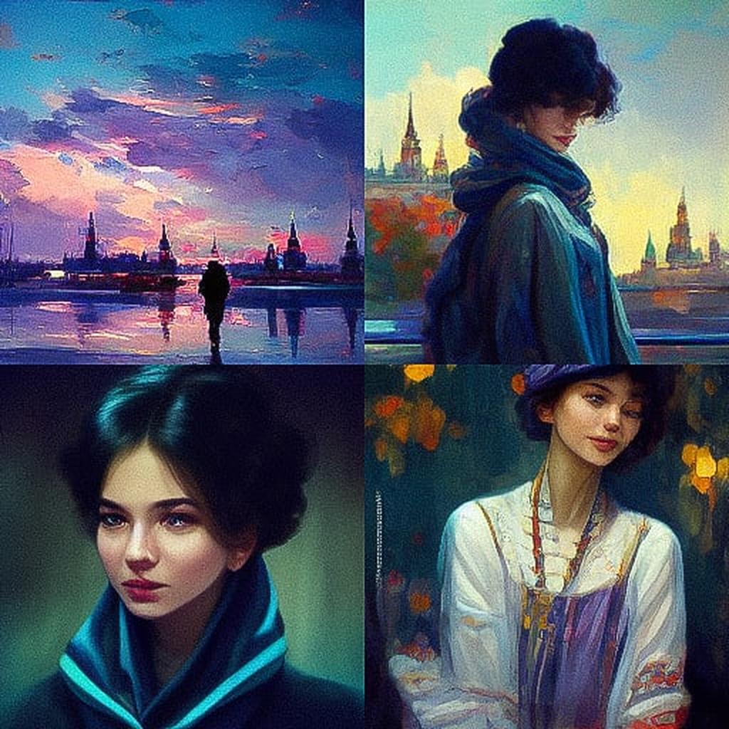 Alexandr Averin style, Midjourney V3, render 1 of 4