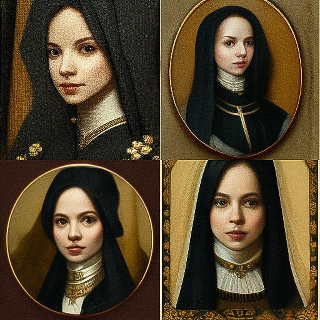 Ambrosius Benson style, Midjourney V3, render 1 of 4