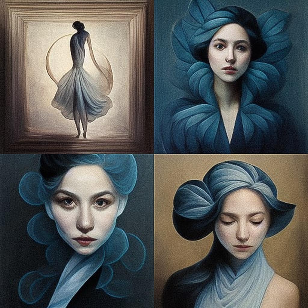Amy Judd style, Midjourney V3, render 1 of 4