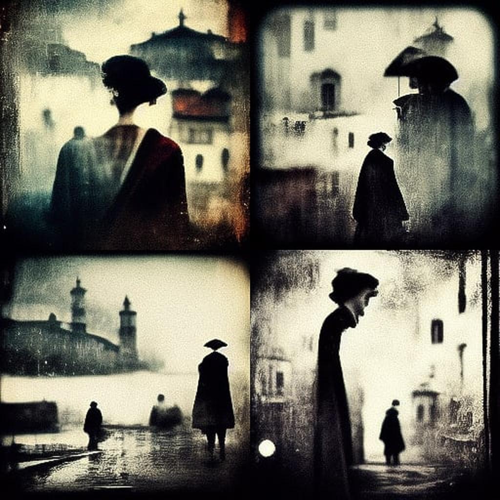 Ando Fuchs style, Midjourney V3, render 1 of 4