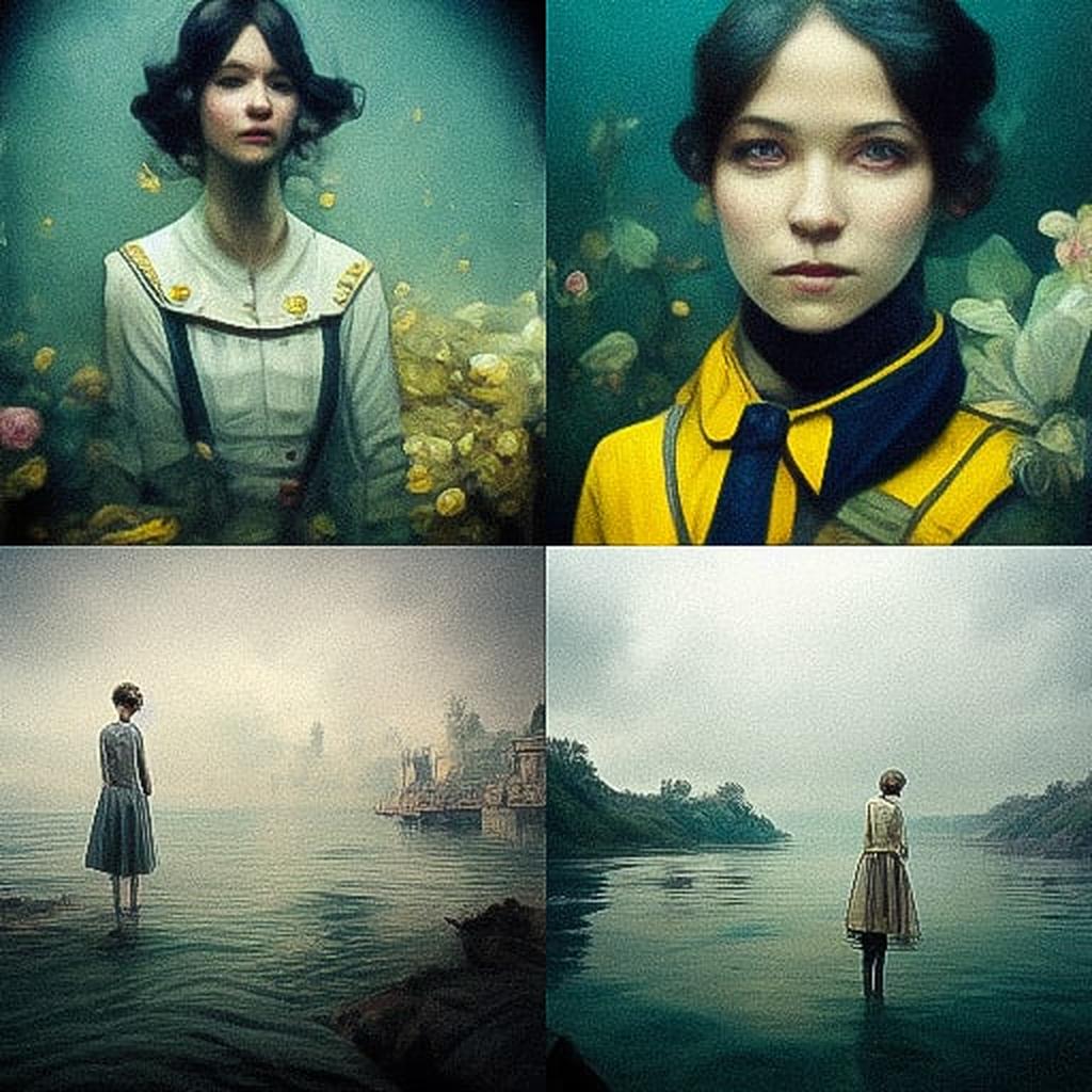 Andreas Franke style, Midjourney V3, render 1 of 4