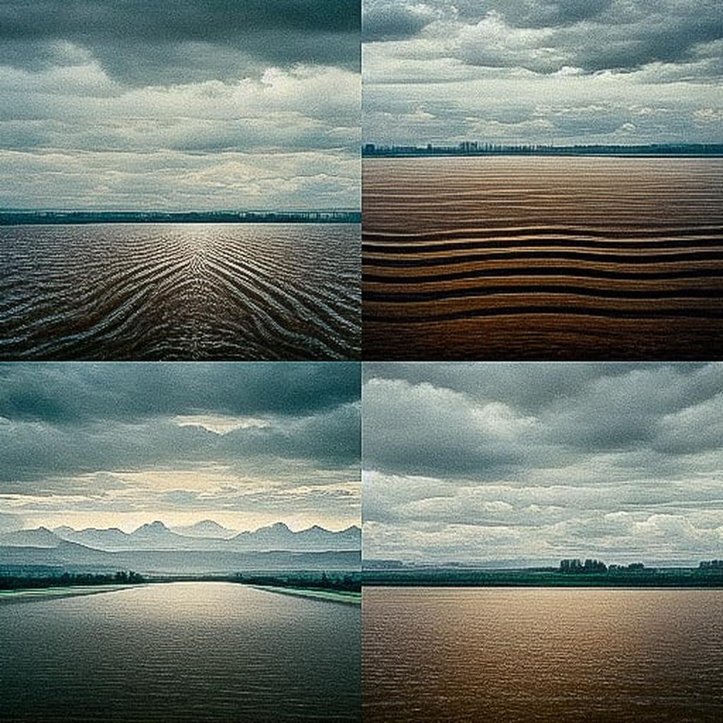 Andreas Gursky style, Midjourney V3, render 1 of 4